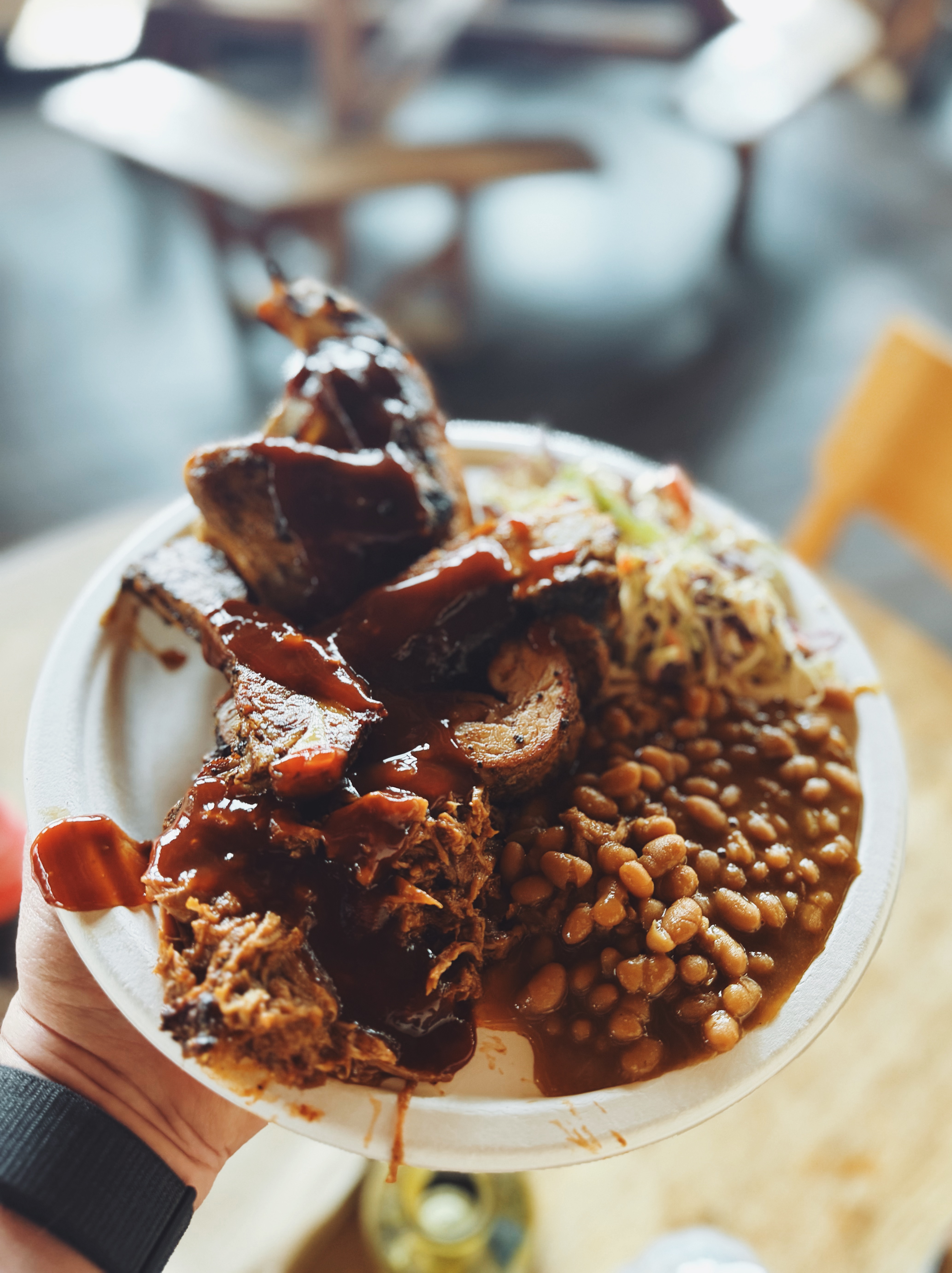 Top of the Hill Grill BBQ plate